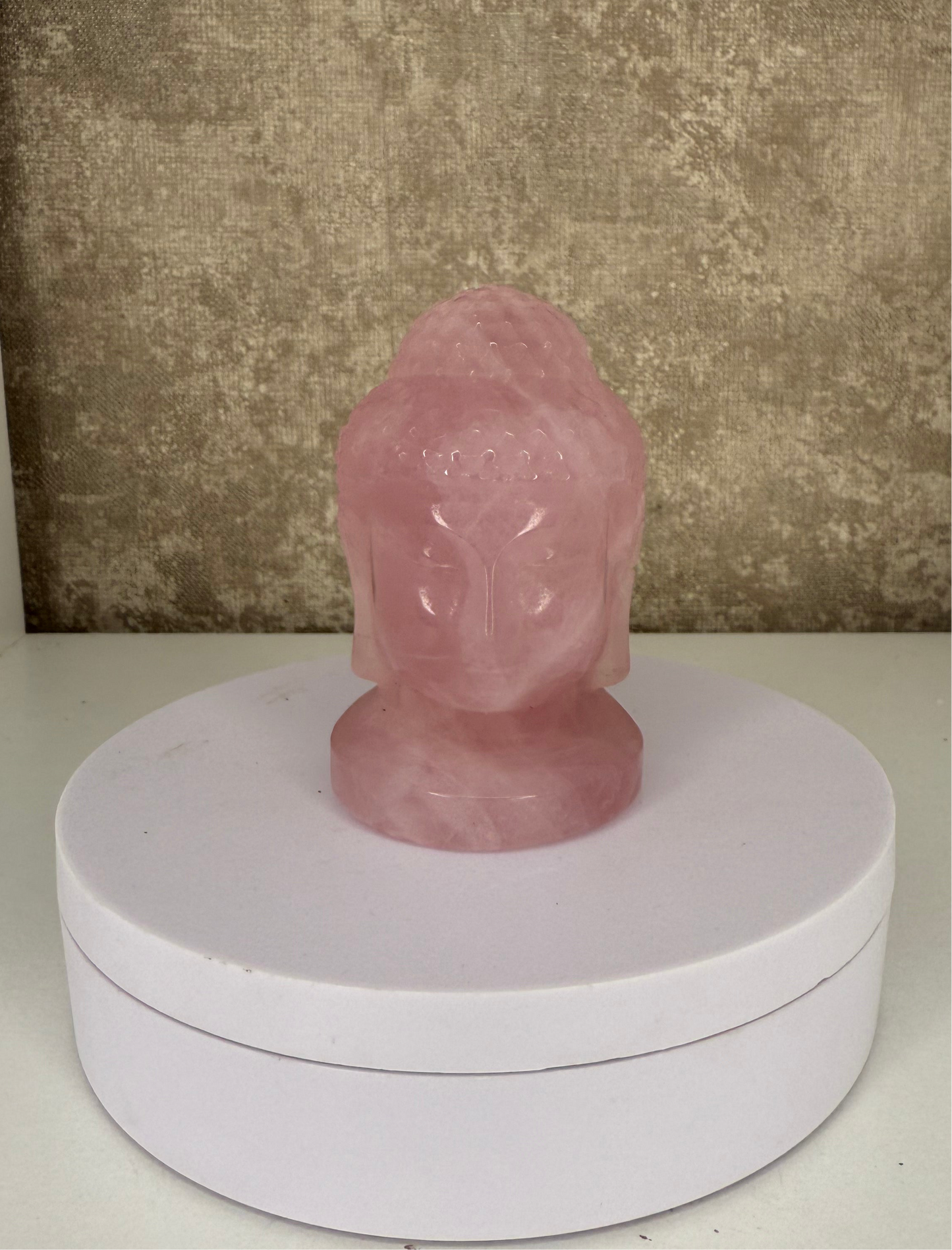Rose quartz carving