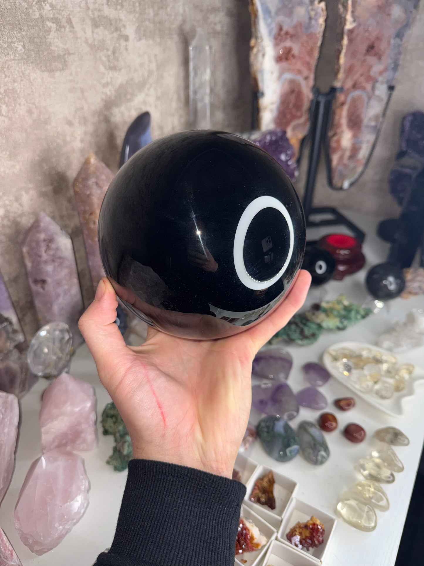 Obsidian statement sphere