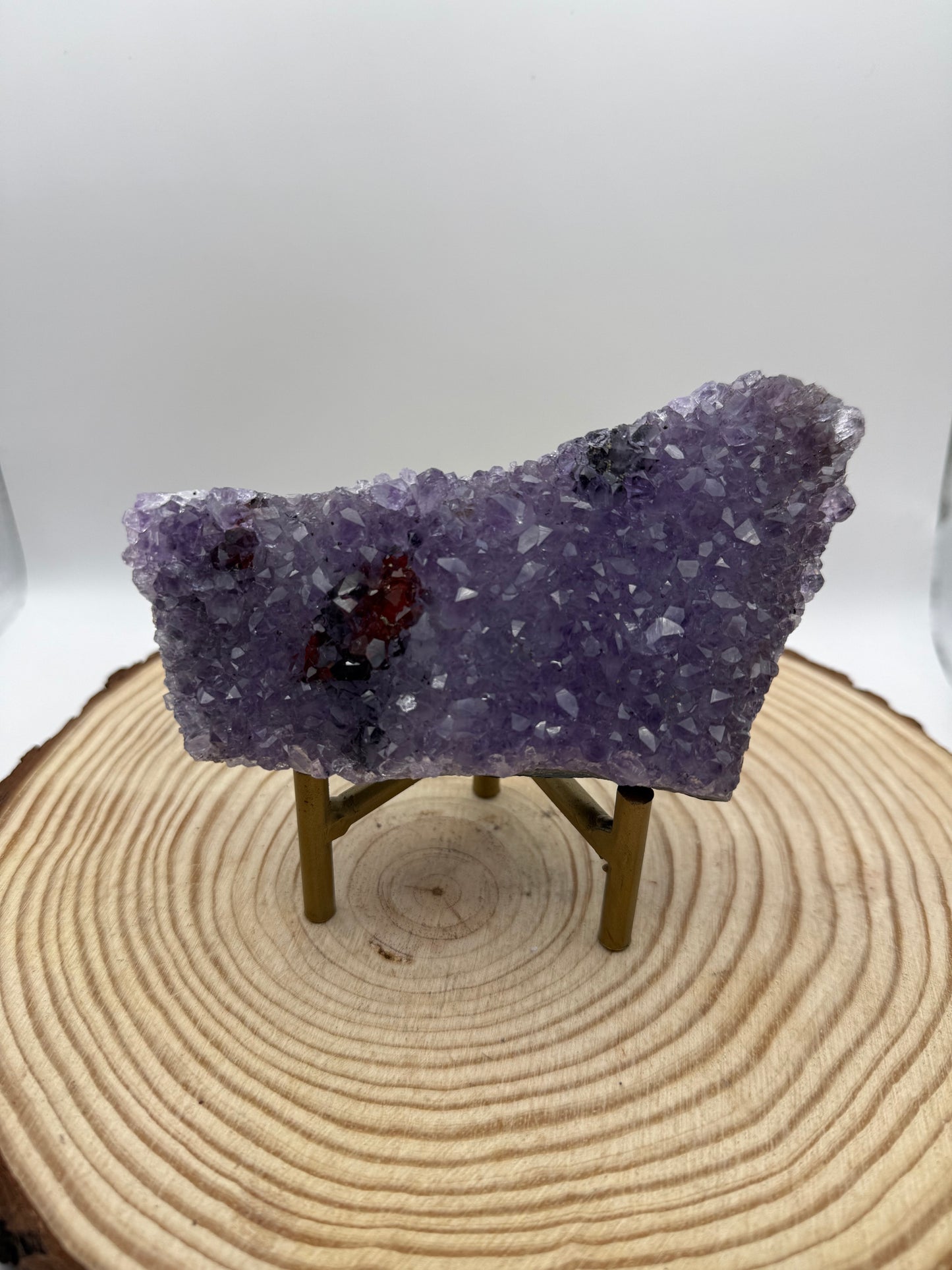 Amethyst on stand