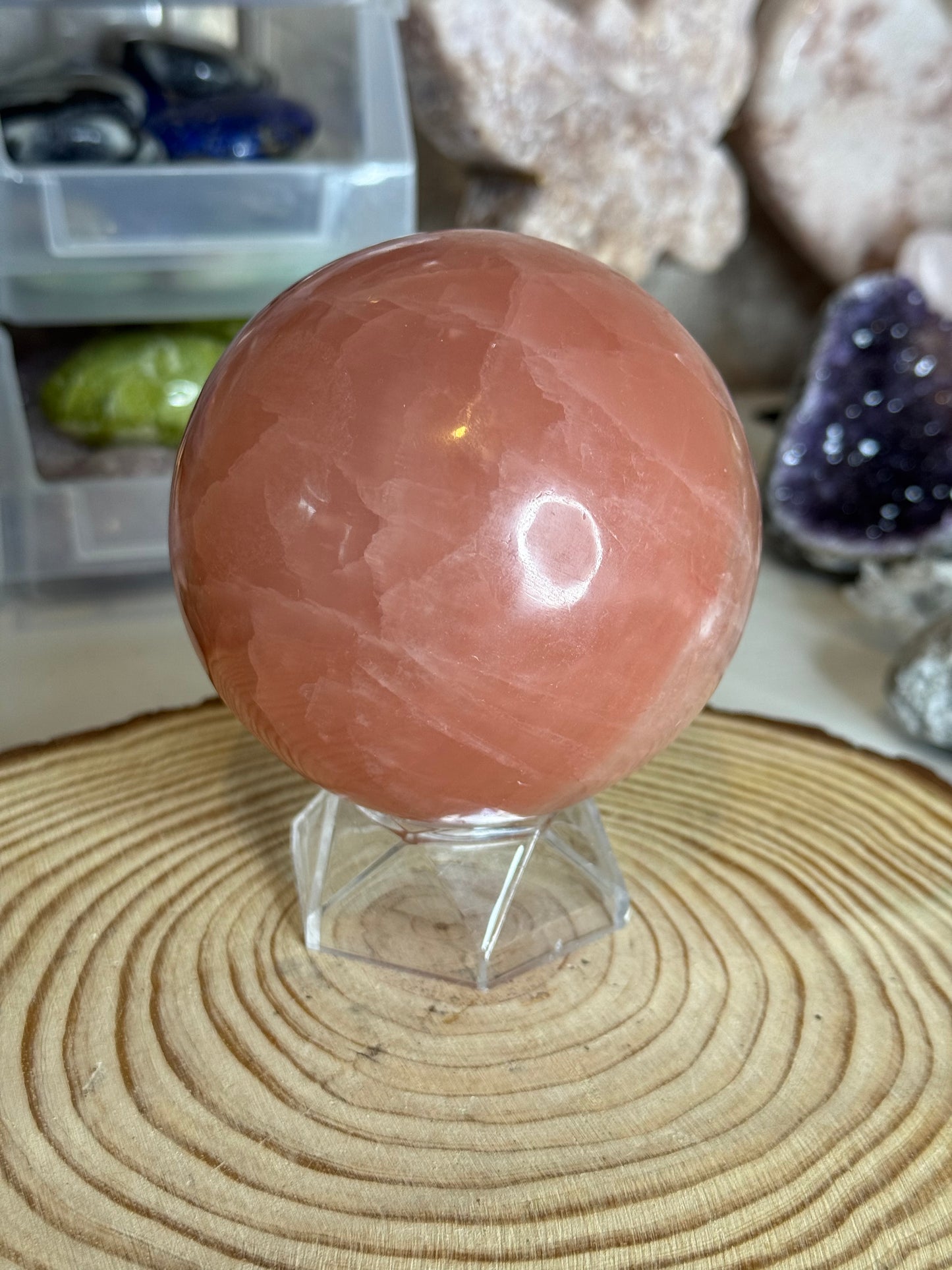 Statement Rose Calcite Sphere (1KG)