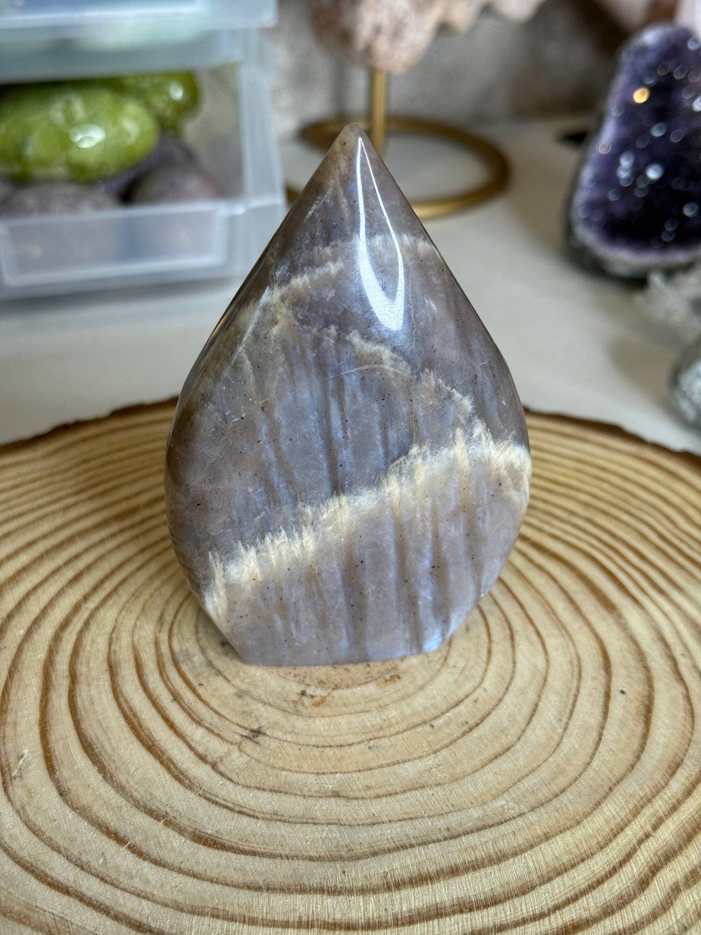 Moonstone teardrops