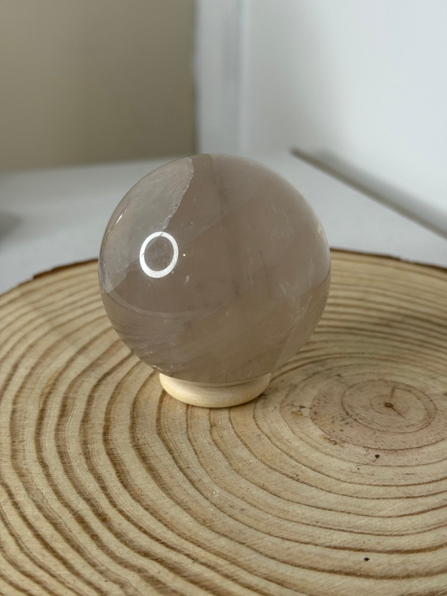 Blue rose quartz