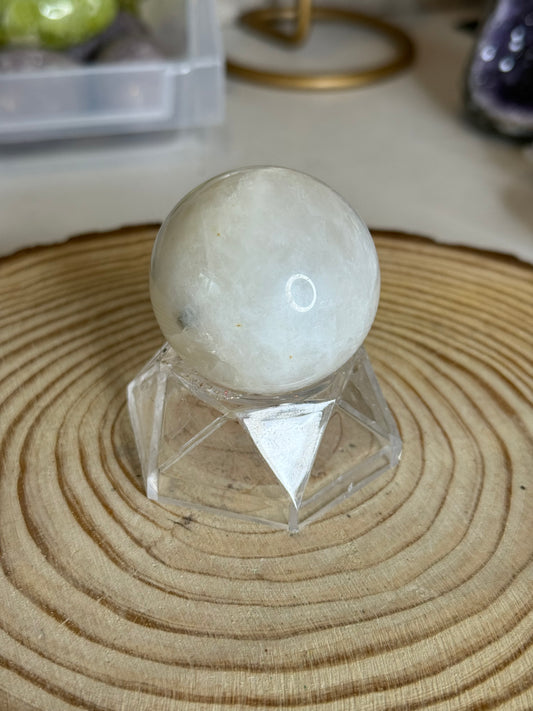 White Moonstone Spheres