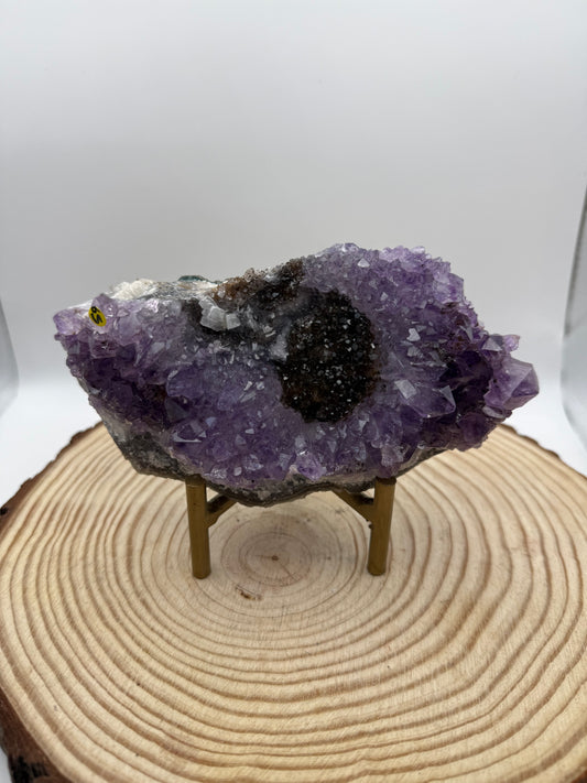 Amethyst on stand