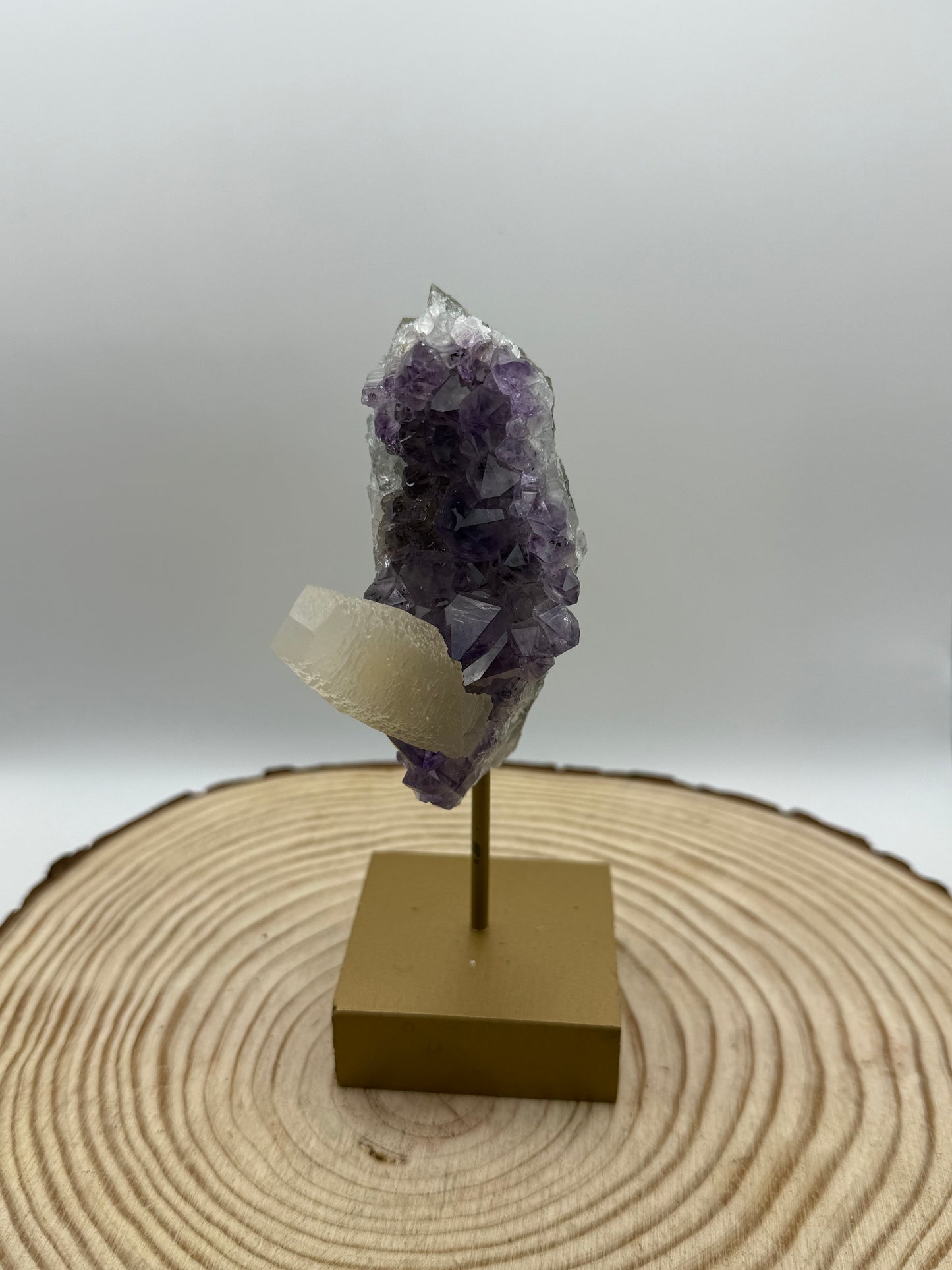 Amethyst on stand
