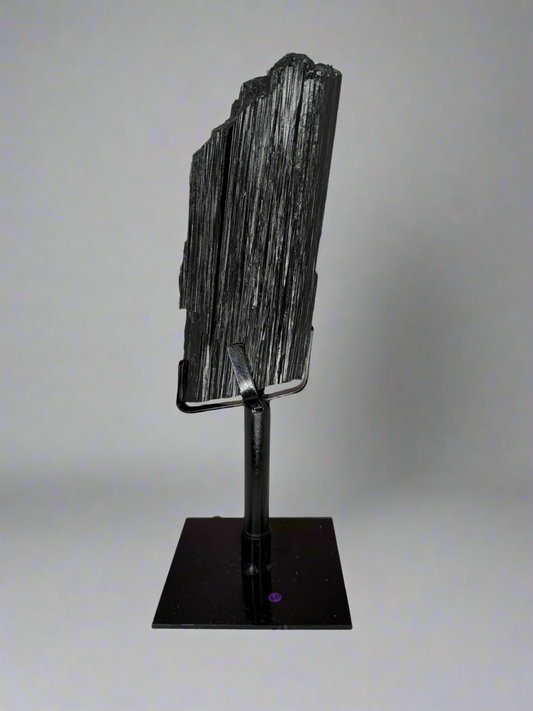 Statement raw black tourmaline