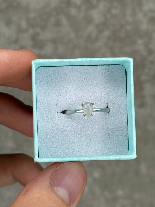 Moon stone ring