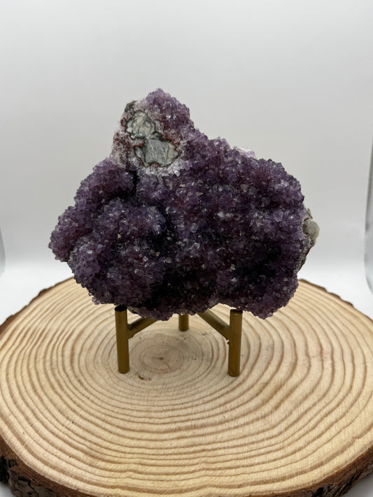 Amethyst on stand
