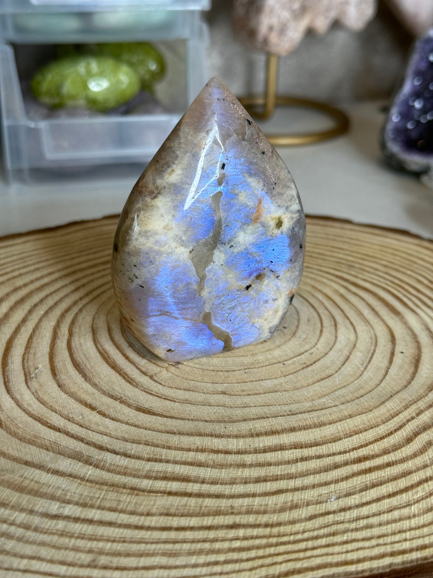 Moonstone teardrops