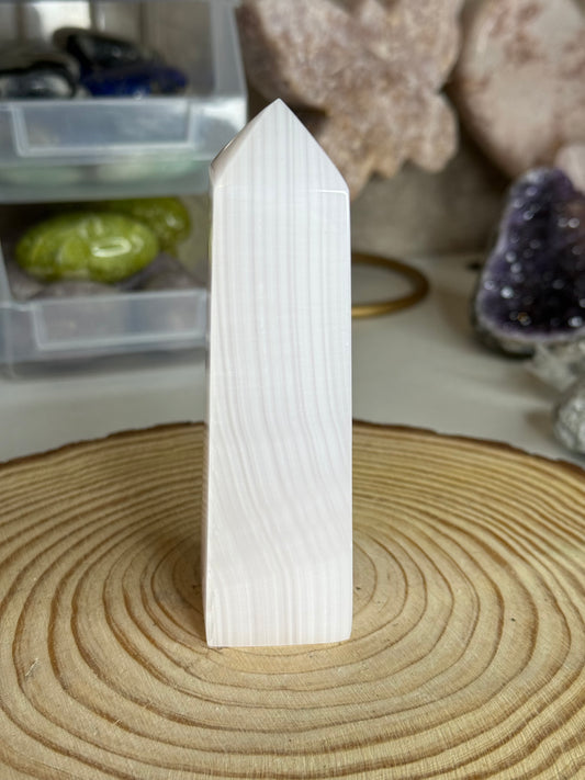 Pink Mangano Calcite Towers (UV reactive)