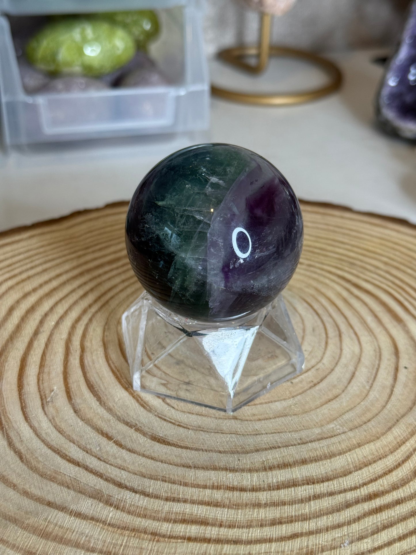 Fluorite spheres