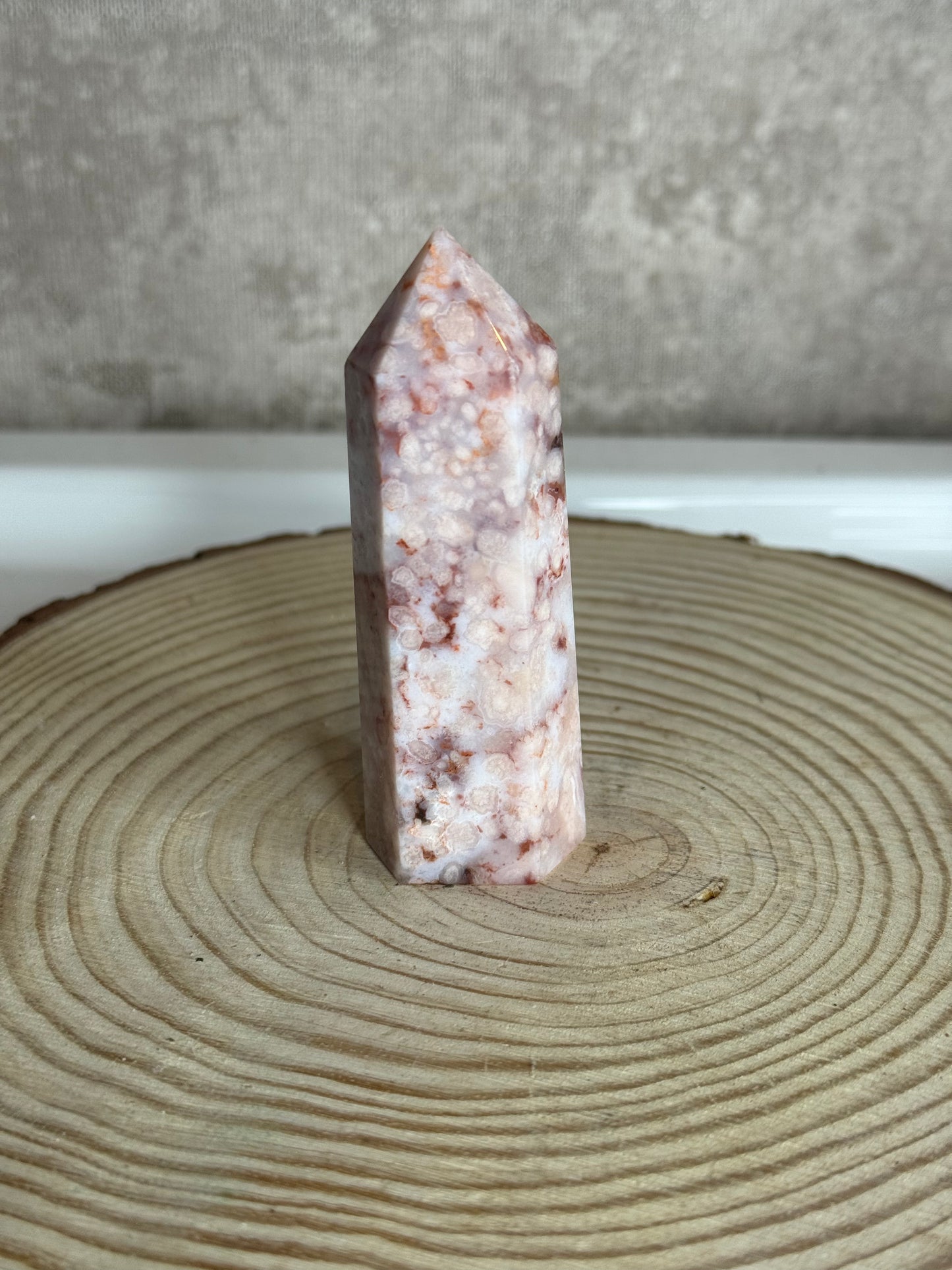 Madagascar Creamy Carnelian Flower Agate
