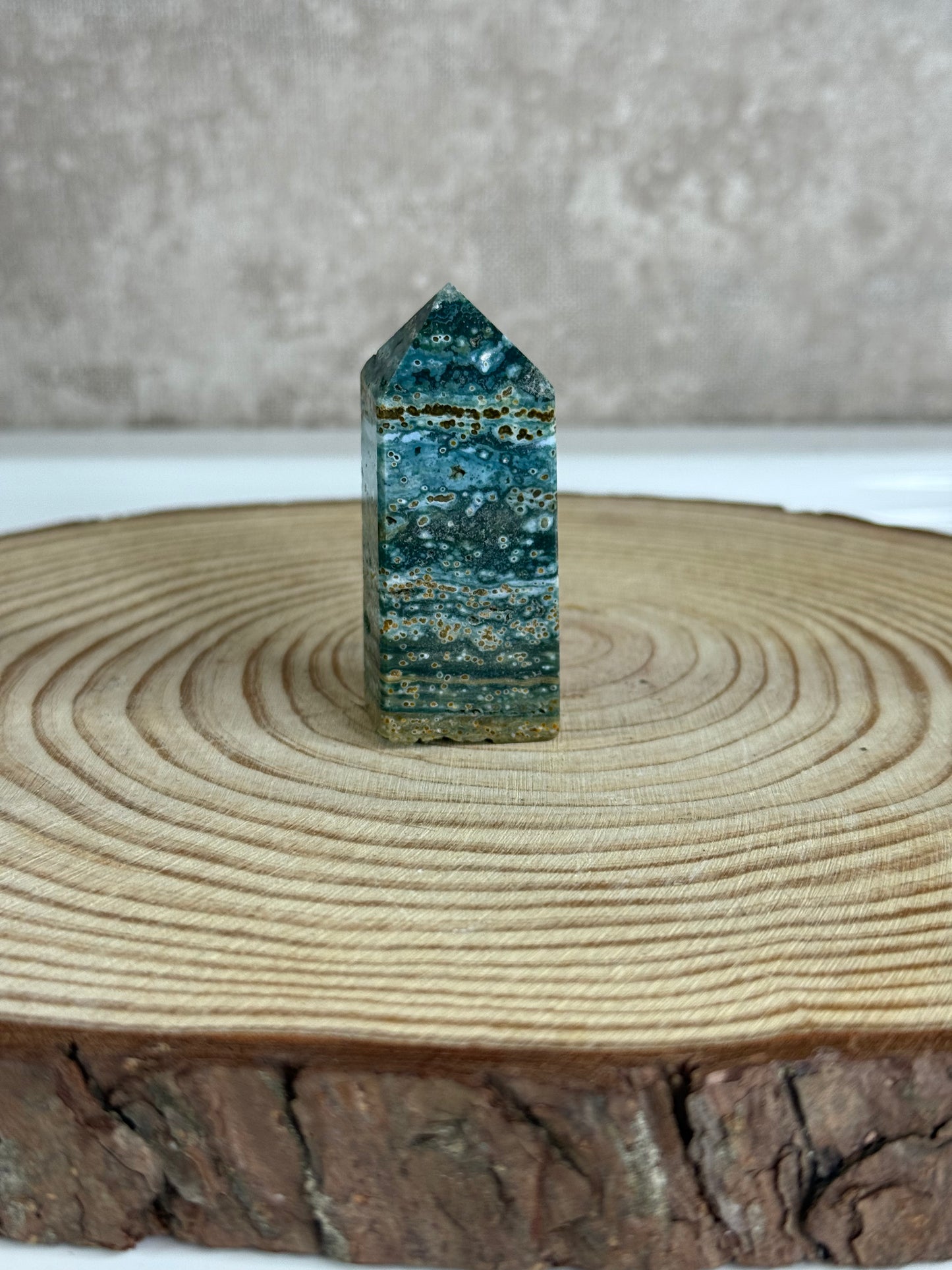 Orbicular Ocean Jasper towers