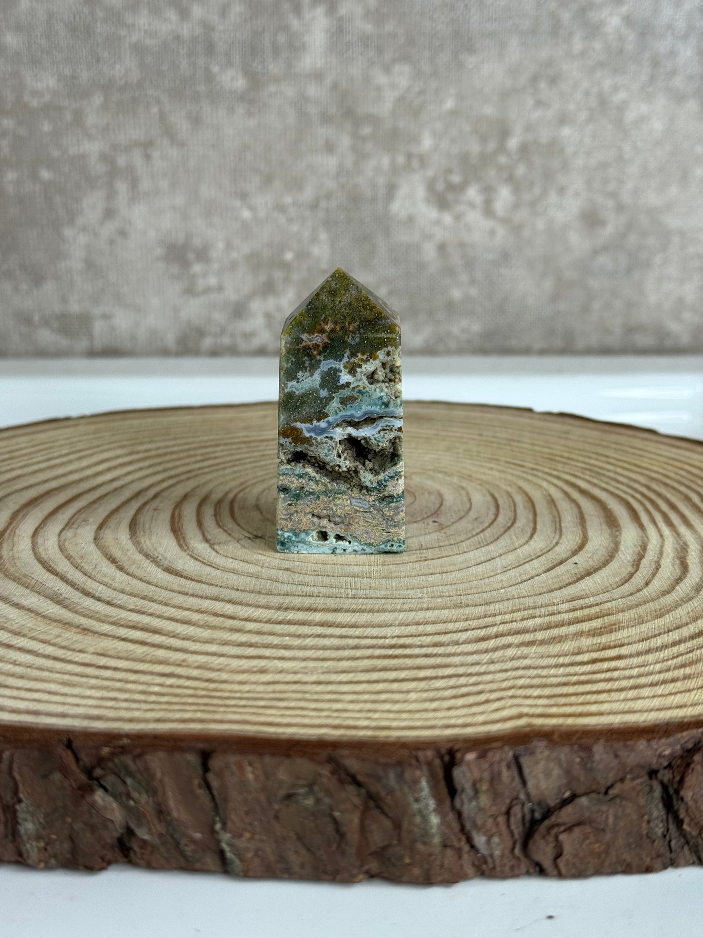 Orbicular Ocean Jasper towers
