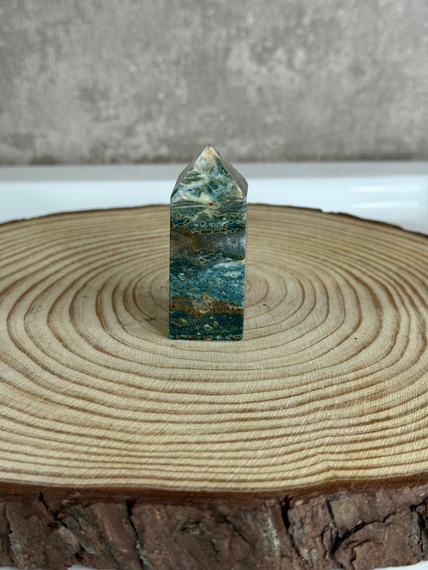 Orbicular Ocean Jasper towers