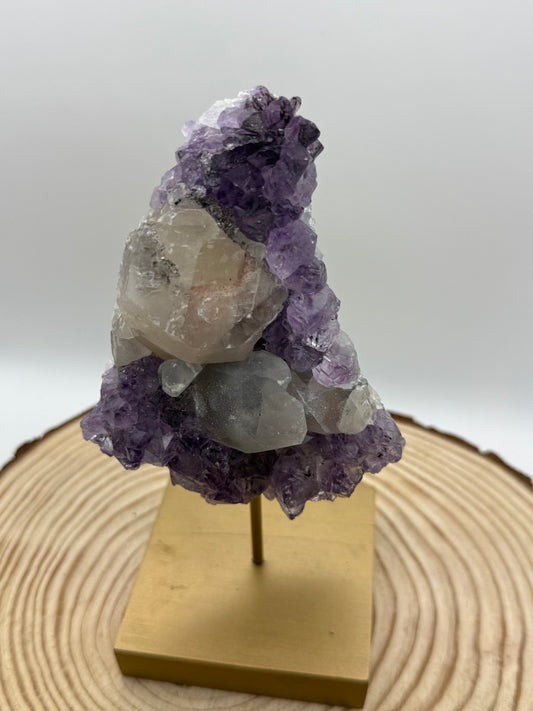 Amethyst on stand